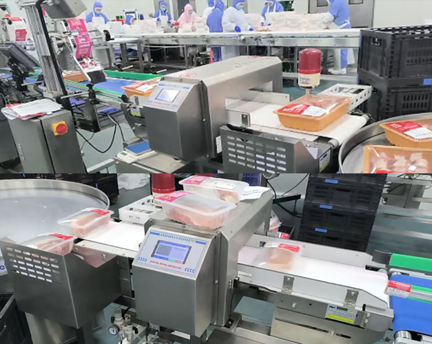 江苏某某生鲜肉制品厂多次购买连新DLM-510系列金属检测机